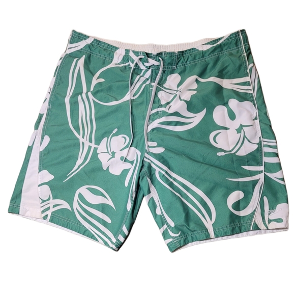 Speedo Other - Speedo Men's Swim Trunks Size 40 Green White